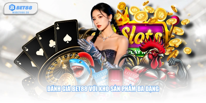 Đánh giá BET88 với kho sản phẩm đa dạng