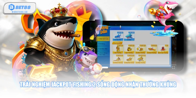 Trải nghiệm Jackpot Fishing 2 sống động nhận thưởng khủng